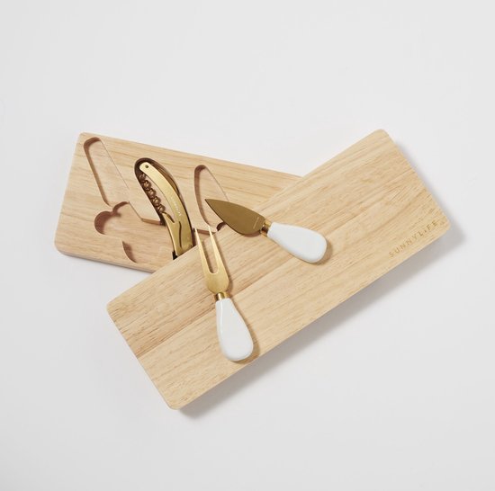 Picnic Kaasplank met Mes Vork Wijnopener | Sunnylife