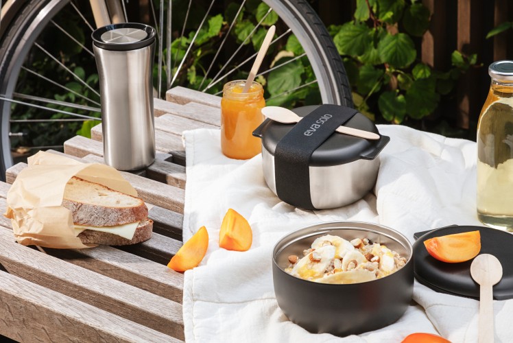 Thermos Lunchbox, 0.75 L, Zwart - Eva Solo | To Go
