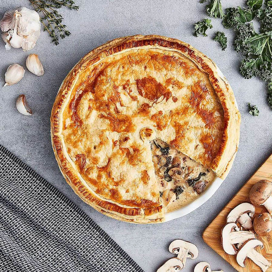 Taartvorm, Ovenschaal, ø 27 cm, Rond, Blauw, Keramiek - Barbary & Oak | Foundry