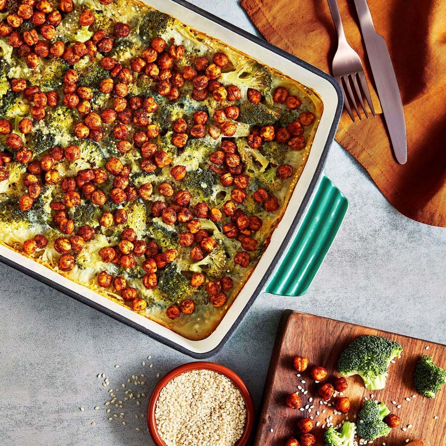 Ovenschaal, 39 x 23 cm, 3.6 L, Ook Geschikt voor Fornuis, Groen, Geëmailleerd Gietijzer - Barbary & Oak | Foundry