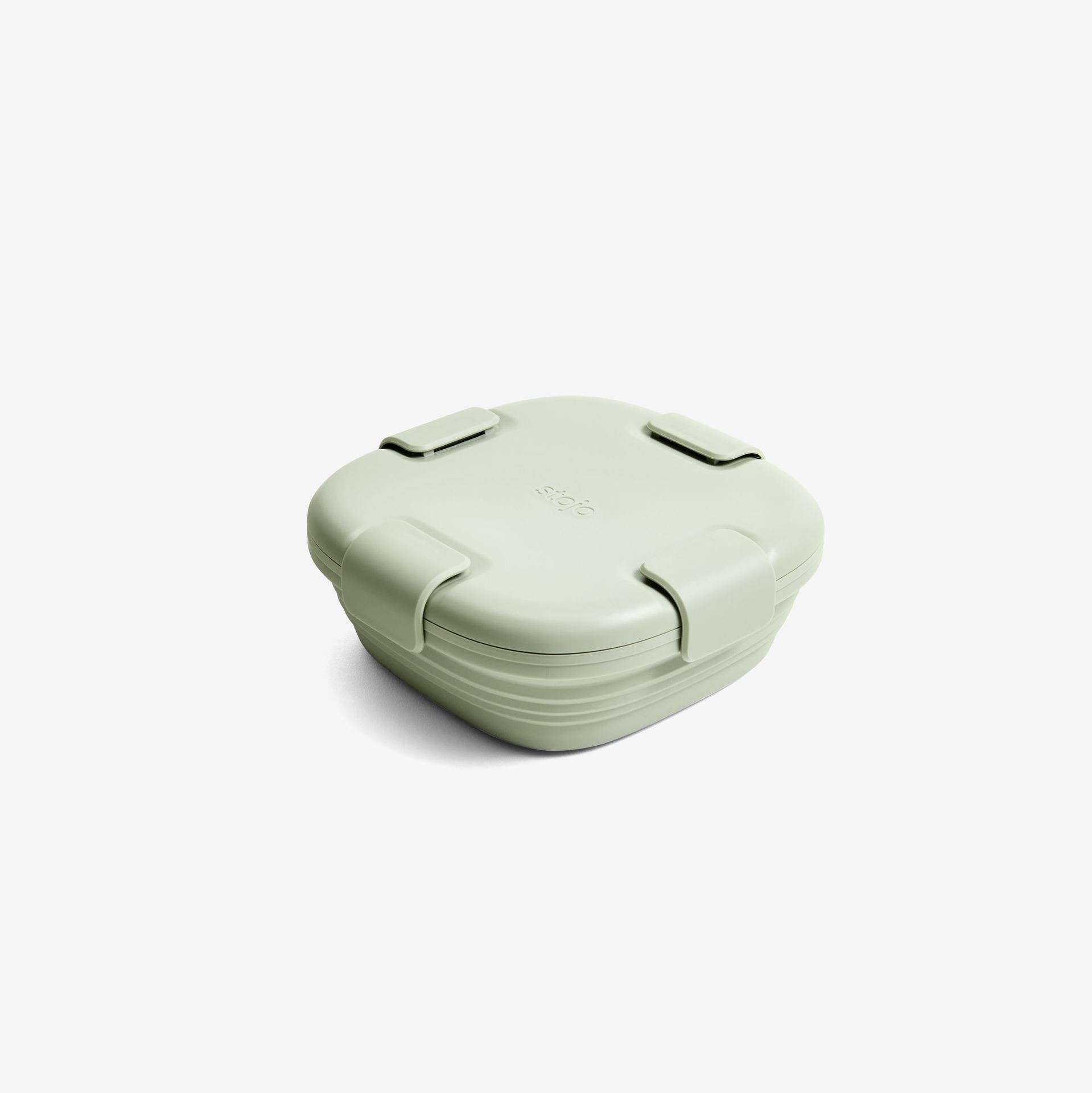 Lunchbox Junior, Sage - 700ml - Groen - Opvouwbaar | Stojo