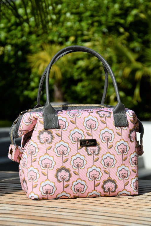 Lunch Koeltas, Veranderbaar, Retro Bloemen - Beau & Elliot | Boho Lunch & Hydration