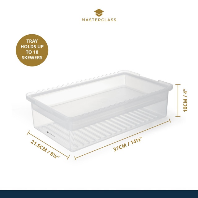MasterClass Barbecue Marinade Tray with Lid, Sleeved