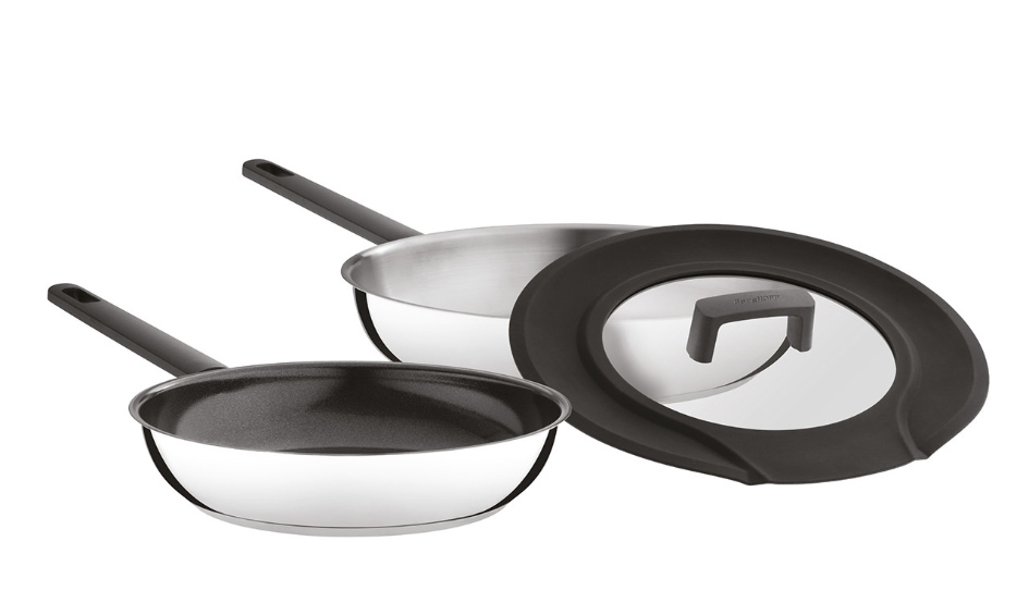 Downdraft Koekenpannen Set, 3-Delig, 24 cm + 28 cm - BergHOFF | Essentials Uqonic
