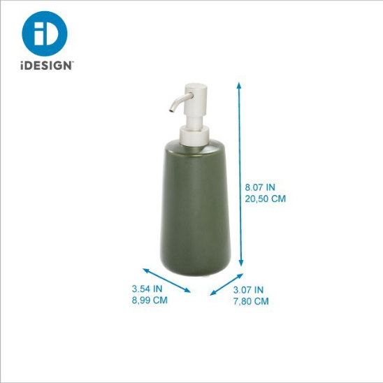 Zeeppomp, 355 ml, Keramiek, Mos Groen - iDesign | Eco Vanity