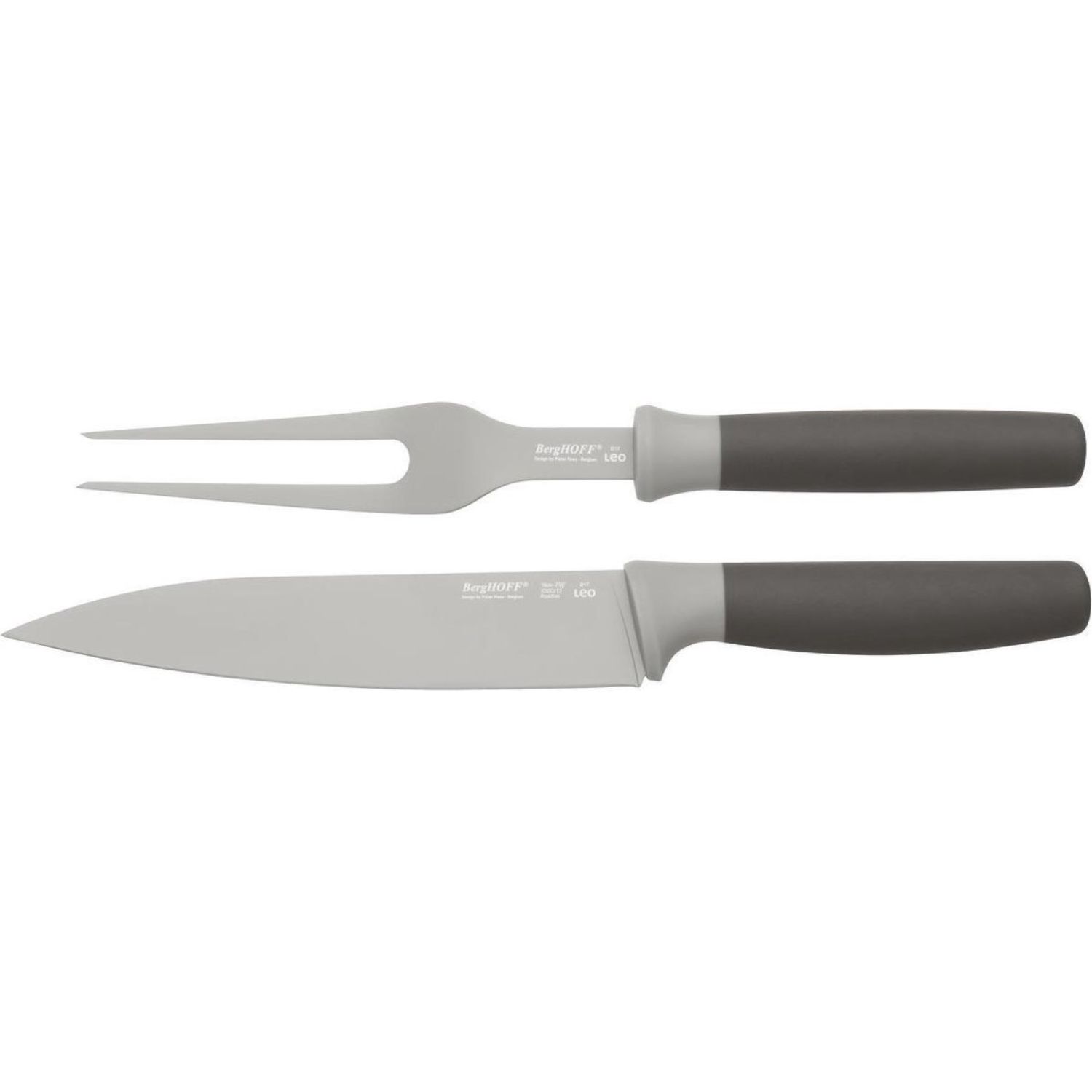 Tweedelige trancheerset 19 cm, Grijs - Roestvrij staal - BergHOFF|Leo Line