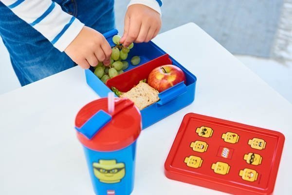 Lunchbox Iconic Classic. Blauw - LEGO