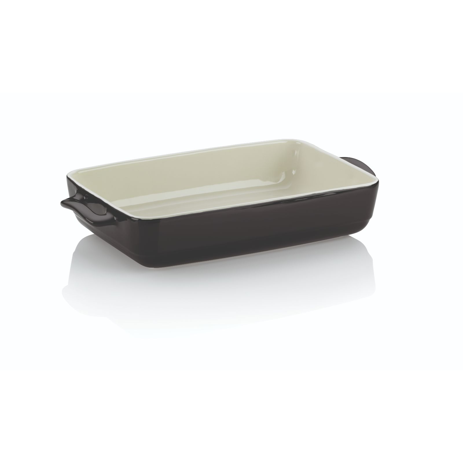 Ovenschaal Keramiek Zwart, 37.5 cm x 22 cm - Kela | Malin