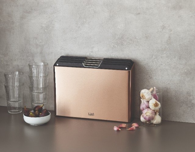 Folio Steel Snijplank Set van 4 Stuks - Roségoud - Joseph Joseph