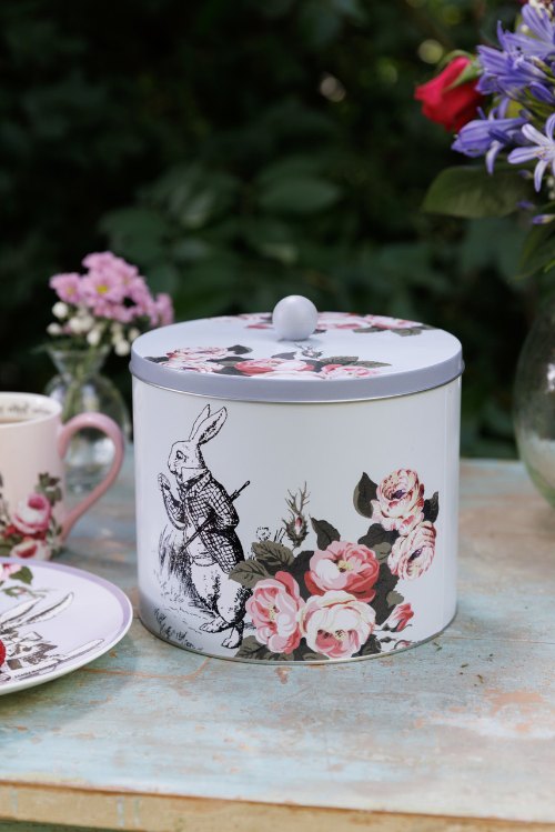 Mikasa x V&A Alice in Wonderland Biscuit Tin