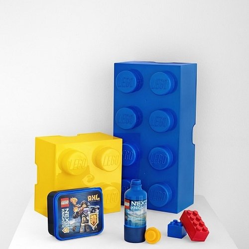 Opbergbox Brick 8, Blauw - LEGO