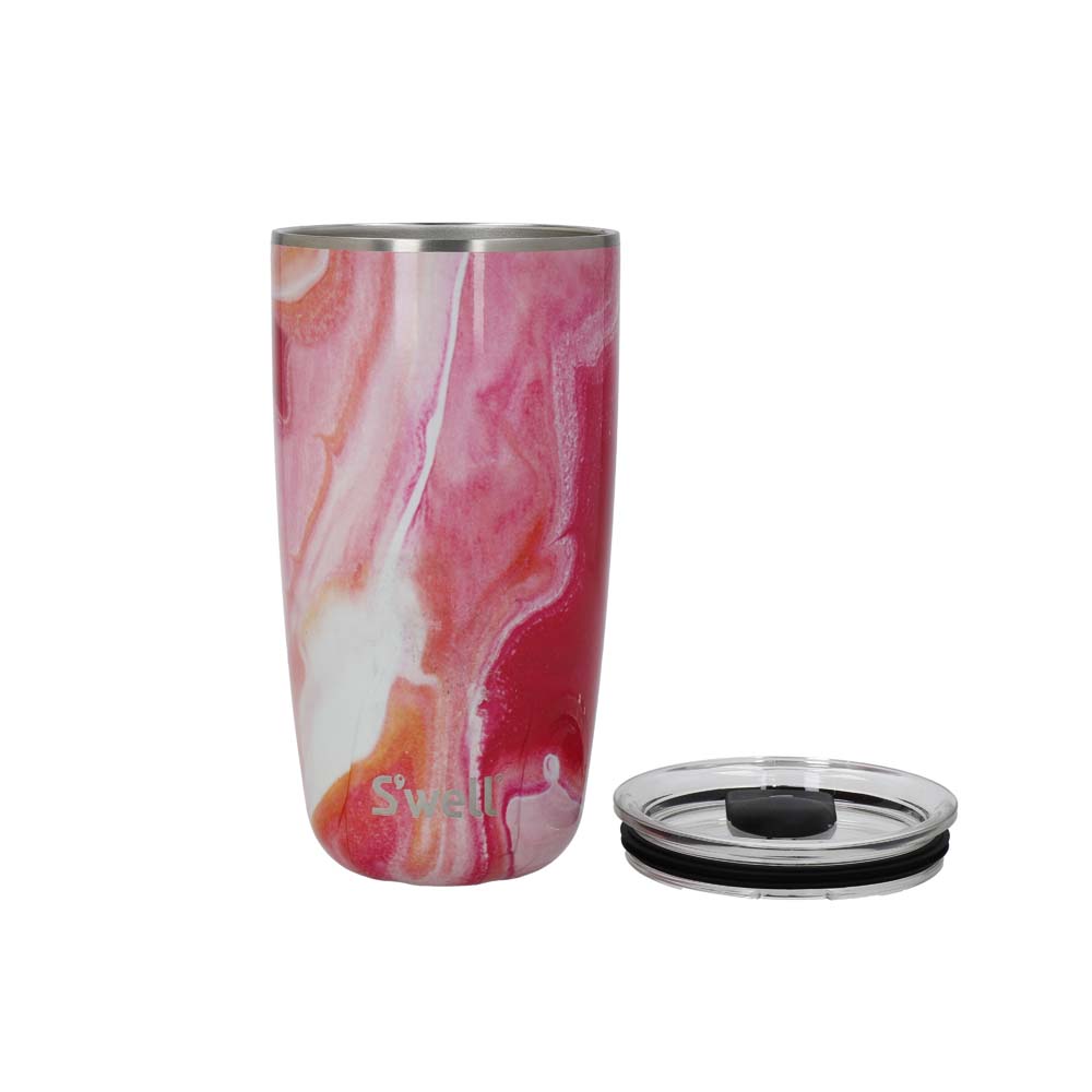Thermosbeker - Agaat Roze - Koffiebeker - 530ml - Tumbler - Herbruikbaar - S'Well | Rose Agate