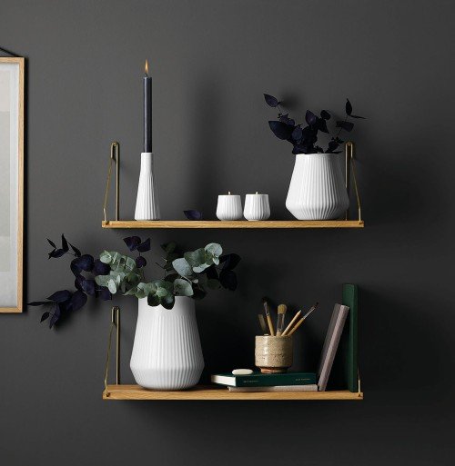 Legio Nova Waxinelichthouder - Set van 2 Stuks - Wit - Eva Trio