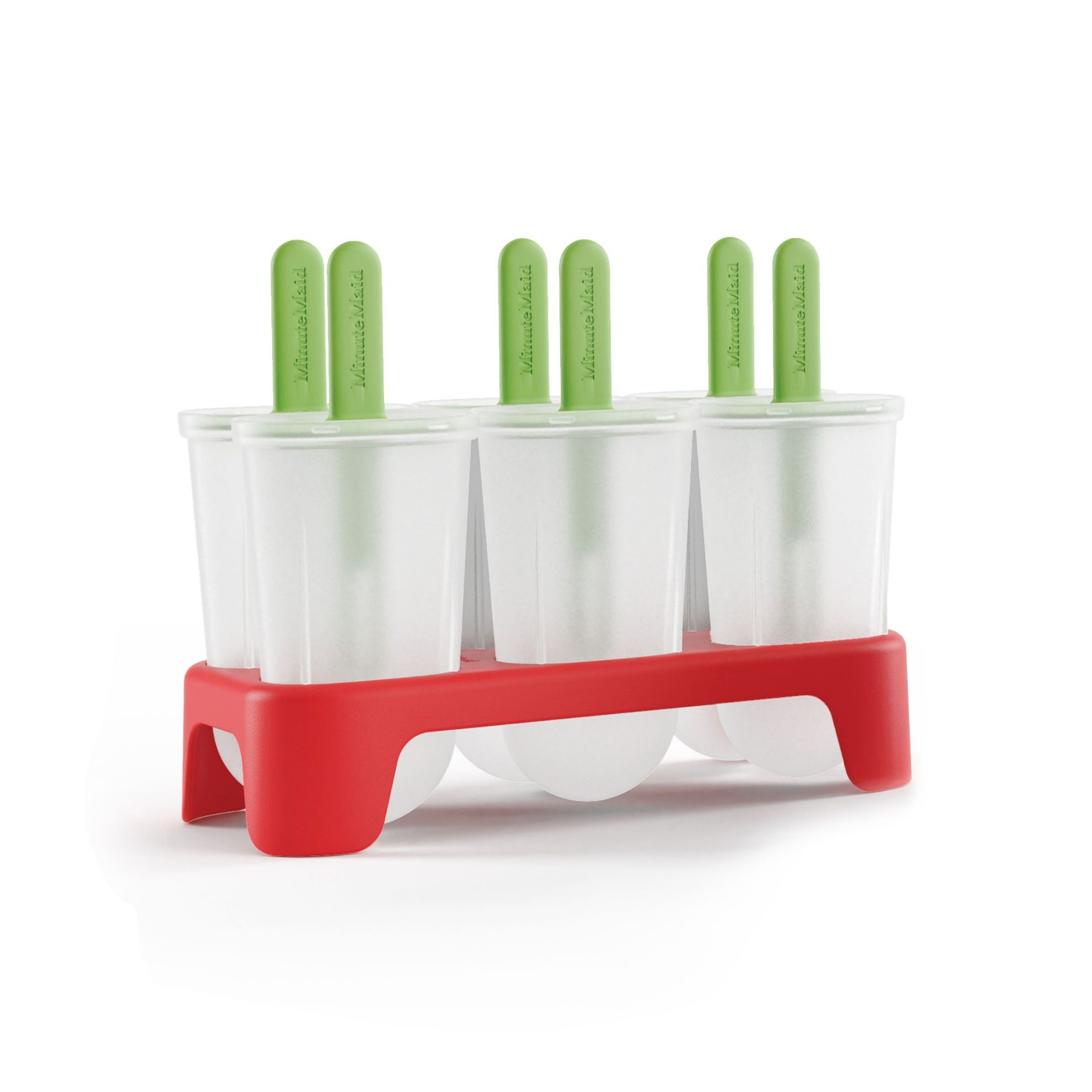 Icepopmaker, Set voor zes ijsjes, Rood - Zoku | Minute Maid
