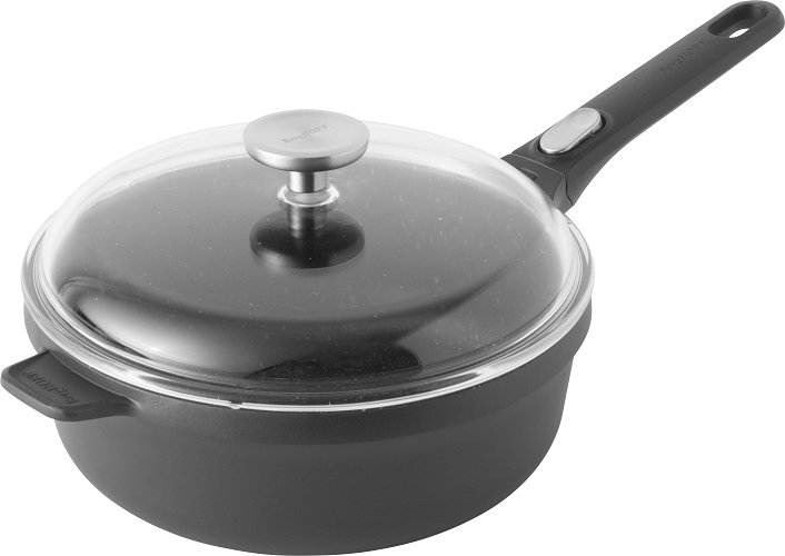 Hapjespan 24 cm incl. deksel Aluminium - Zwart - BergHOFF | Gem