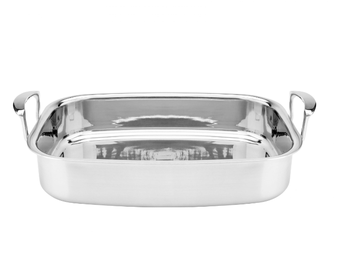 Braadslede/Ovenschaal, 5-ply, RVS, 35 x 24 x 6 cm - Cookai