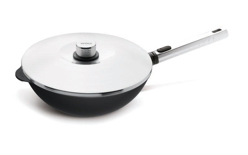 Wok met deksel 28cm - Woll | Diamond XR Logic Pro