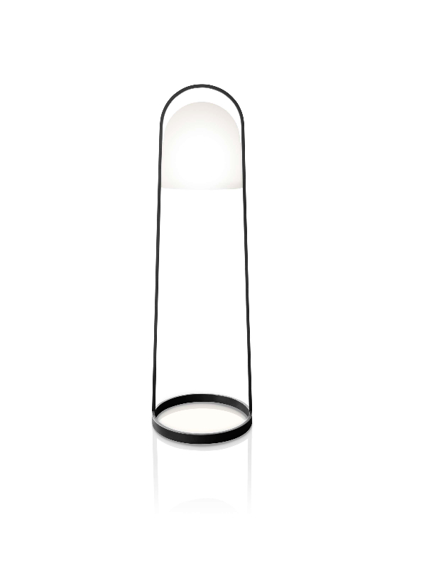 Solar Lantaarn, 100 cm, Zwart, Kunststof, Staal - Eva Solo | Sunlight