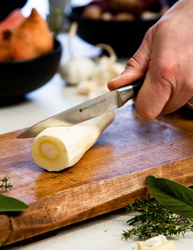 Officemes 11.5cm, Zelfscherpend - RVS - Duurzaam - Utility Knife - MasterClass | EdgeKeeper