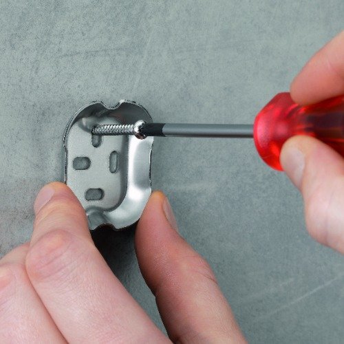 Lucido Spiegel met Wandbevestiging - Zilver - Kela