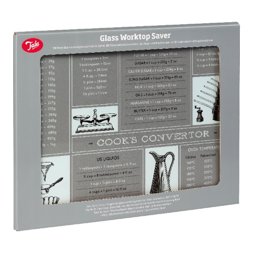 Werkblad Beschermer, Glas, 30 x 40 cm, Grijs - Tala