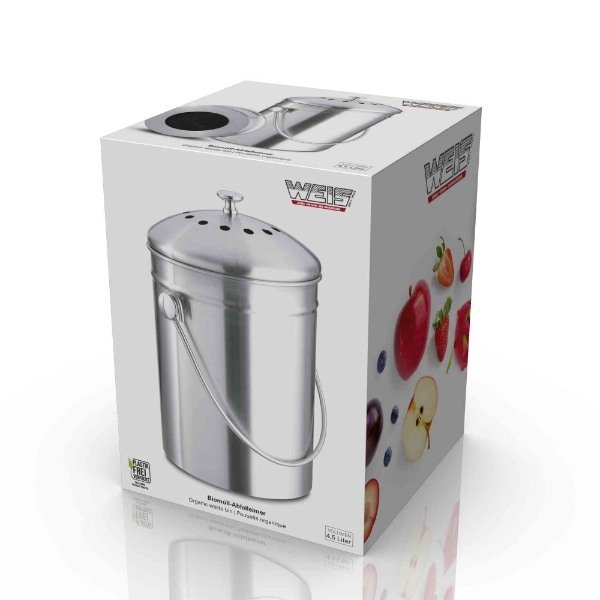 Bak Voor Organisch Afval, 4.5 Liter – Weis