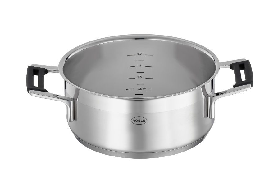 Kookpan, Laag, Ø 20 cm, 2.9 L - Rösle | Silence Pro