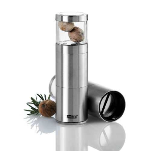 Nootmuskaatmolen Giftset, met 3 Nootmuskaat Bollen - AdHoc | Muskatino