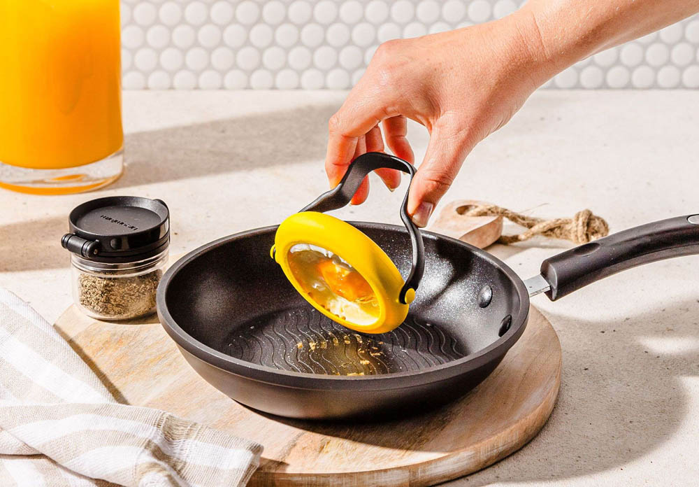 Eierringen, set van 2 - Bak, Flip en Serveer - Siliconen - no leak | Dreamfarm