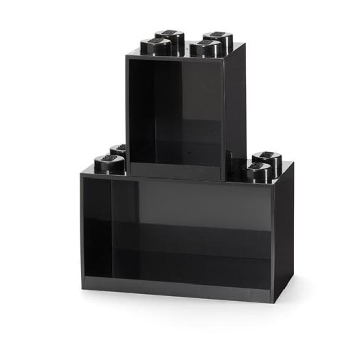 Iconic Brick Plank Set, Zwart - Polypropyleen - LEGO