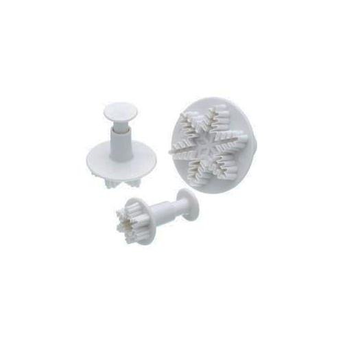 Plunger cutter / uitsteker - set van 3 - sneeuwvlokken - Sweetly Does It | Kitchen Craft