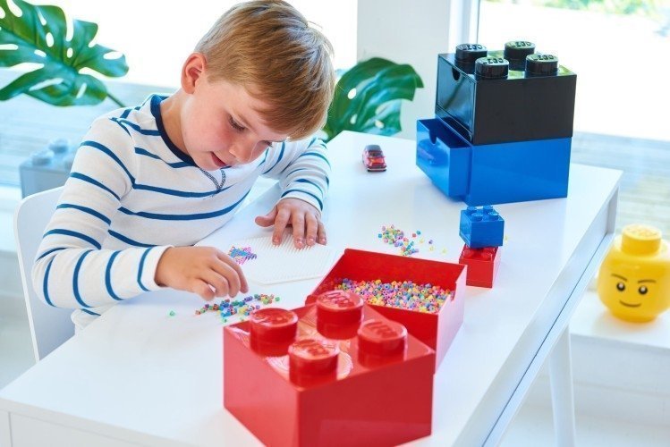Bureaulade Brick 4, Blauw - LEGO