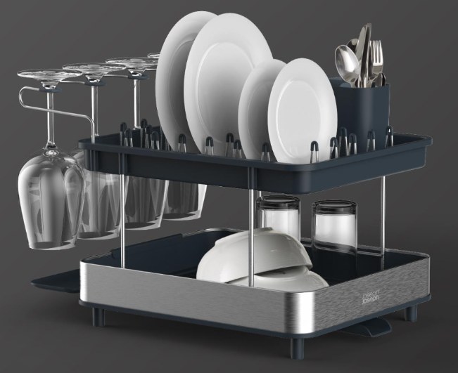 Afdruiprek, 2 Lagen, Grijs - Joseph Jospeh | Excel