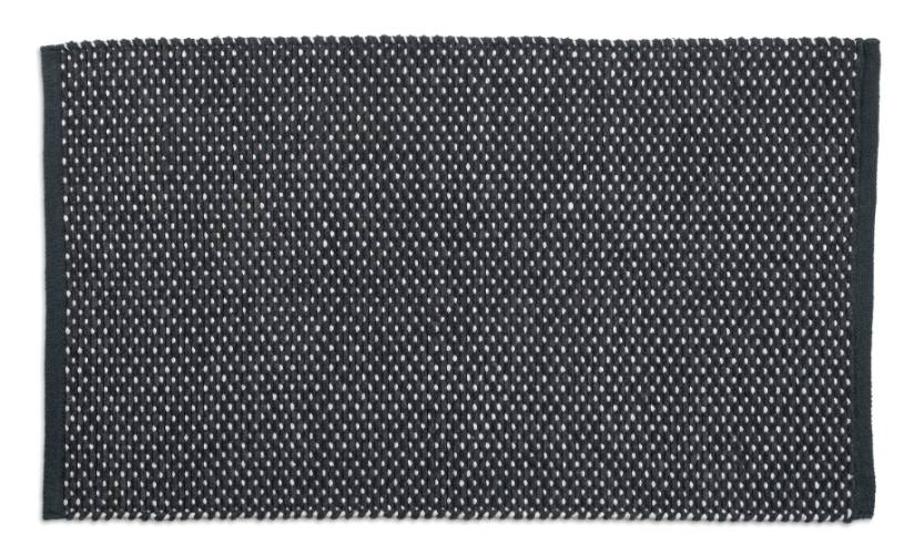 Badmat, 100 x 60 cm, Gerecycled, Graniet Grijs - Kela | Miu