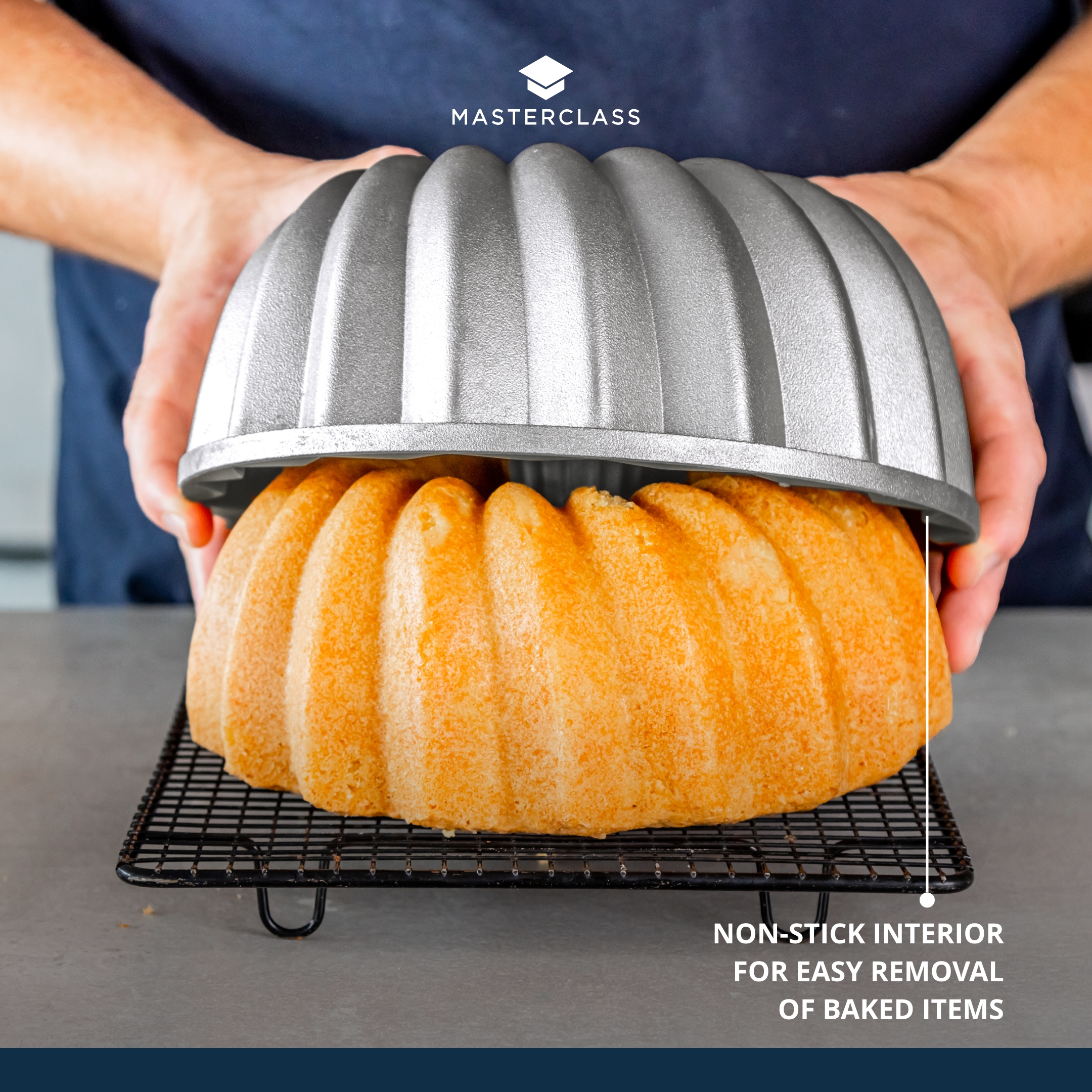 Tulband Bakvorm - Swirl - Nordic Taartvorm - Non Stick - Levenslange Garantie - MasterClass