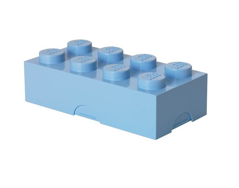 Lunchbox Classic Brick 8. Lichtblauw - LEGO