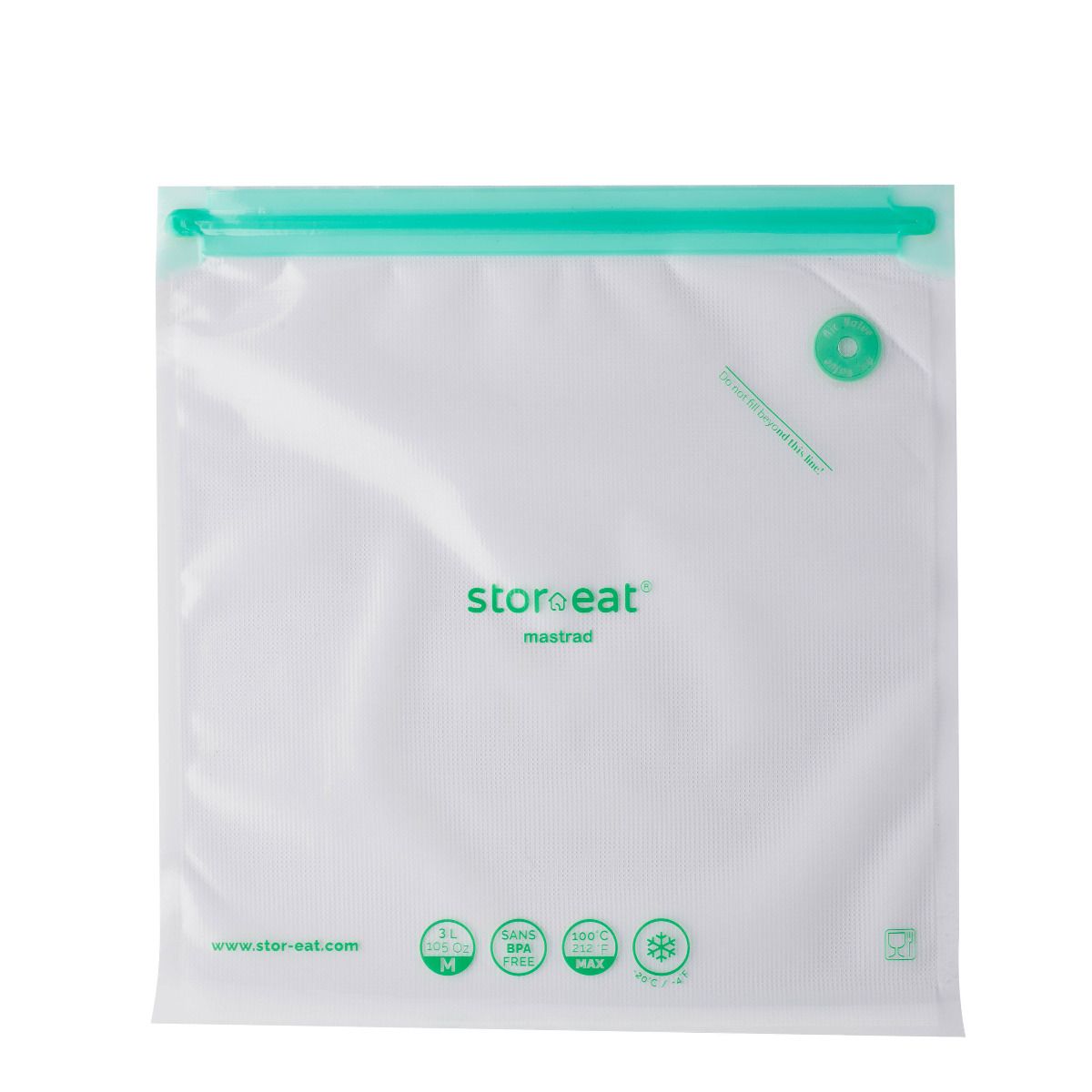 Vacuümzakken, Set van 10 Stuks, M, 3 L - Mastrad | Stor'eat