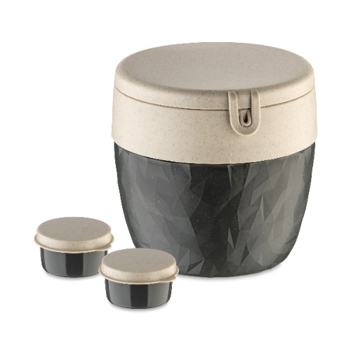 Bento Box, Groot, Natuur As Grijs, Organic Bio-Circular - Koziol | BentoBox L