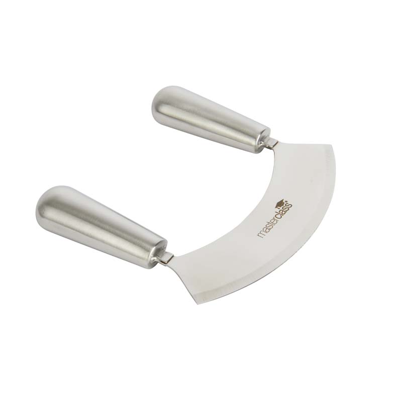 Wiegemes 18cm, Roestvrijstaal - Hachoir - Keukenmes - Duurzaam - MasterClass | Acero