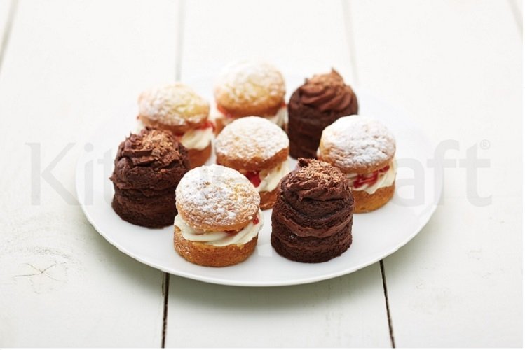 Bakvorm voor 12 mini Berlijnse bollen, 36 cm x 27 cm - Masterclass