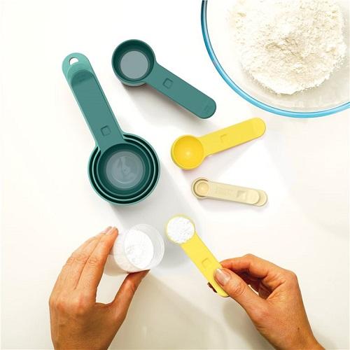 Nest maatlepel Set 8-delig (kleurenmix pastel) - Joseph Joseph