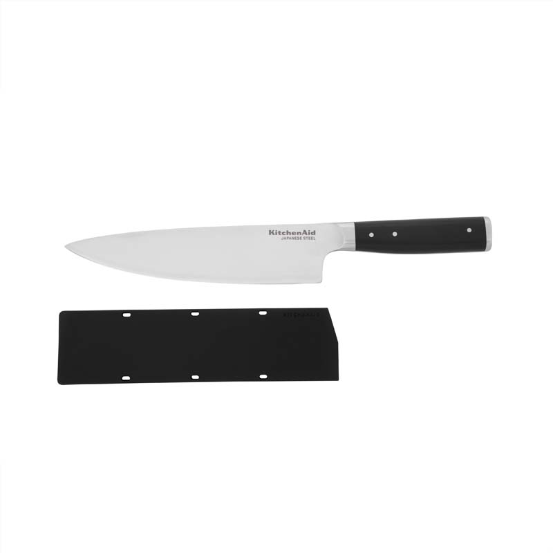 Koksmes 20cm, Hoogwaardig Japans Koolstofstaal - Incl Hoes - KitchenAid