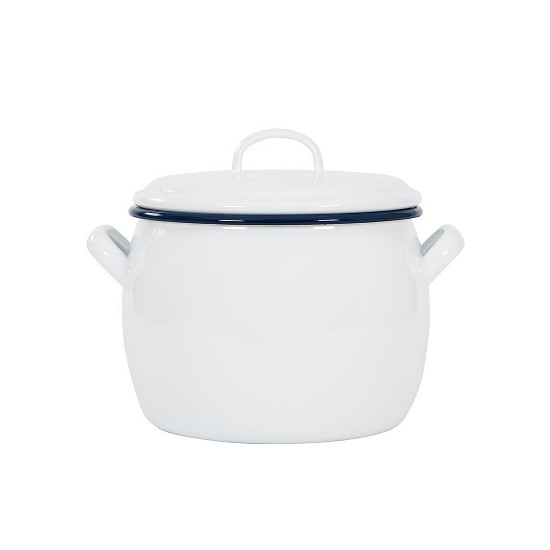 Kookpan met deksel 4 L, Wit - Kockums