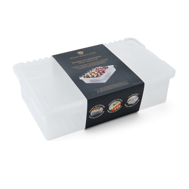 MasterClass Barbecue Marinade Tray with Lid, Sleeved