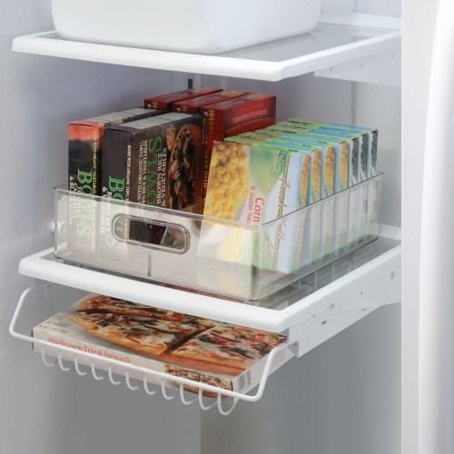 Koelkast Organizer met Verdeelvakken, 30.5 x 36.8 x 10.2 cm, Kunststof, Transparant - iDesign | Fridge Binz