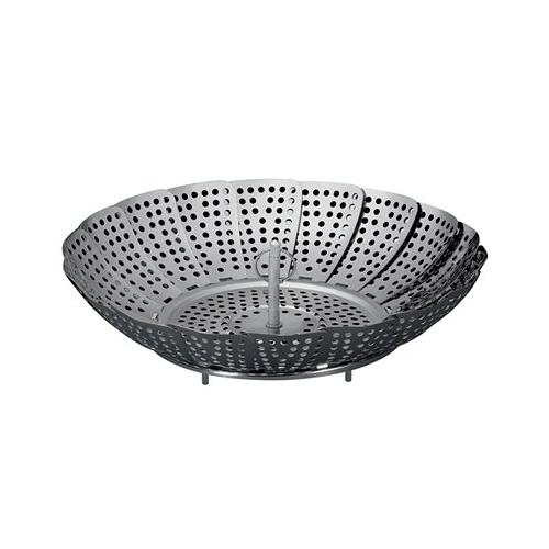 Verstelbaar RVS stoommandje - 28 cm - Kitchen Craft
