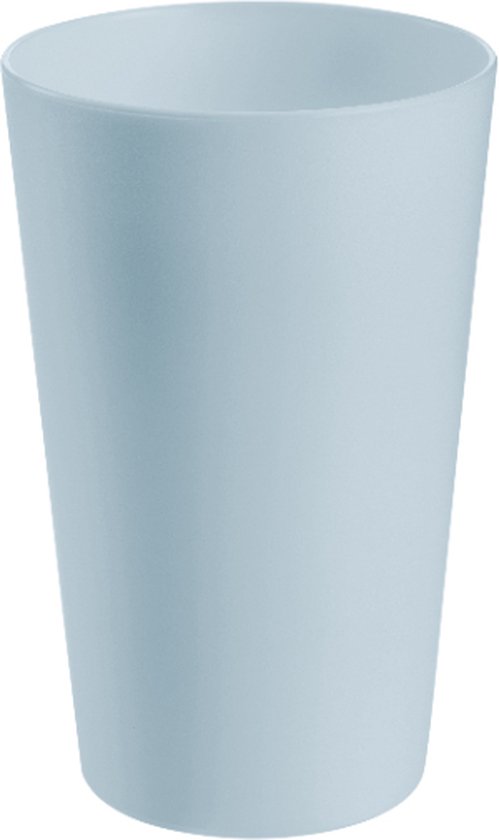 Drinkbeker, 0.35 L, Organic Bio-Circular, Natuur Bloemen  Blauw - Koziol | Connect