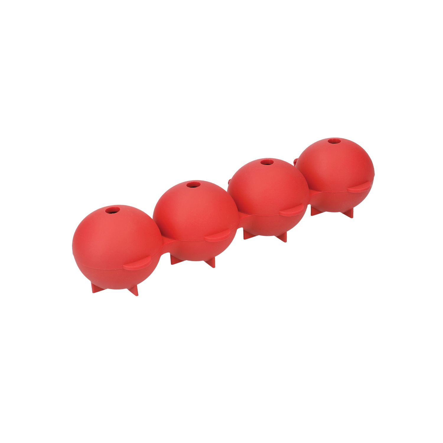 Siliconen Ronde Ijsblok mal, Rood - Colourworks
