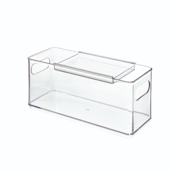 Haaraccessoires Opbergbox, 25 x 10 x 10 cm, Kunststof, Transparant - iDesign | The Home Edit
