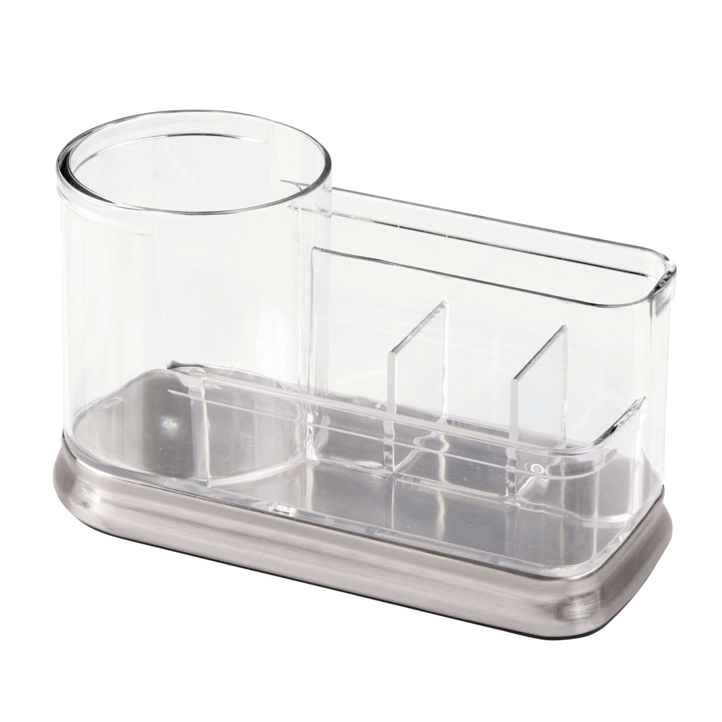 Badkamer Organizer, Make-up Organizer, Met Verdeelvakken, Kunststof, Transparant - iDesign | Gina